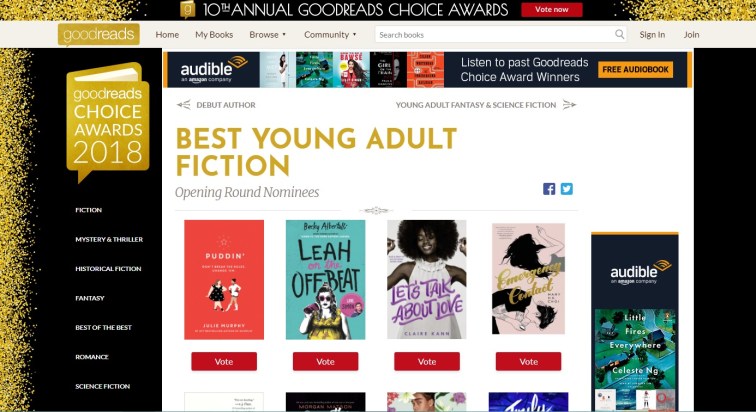GoodreadsChoice2018